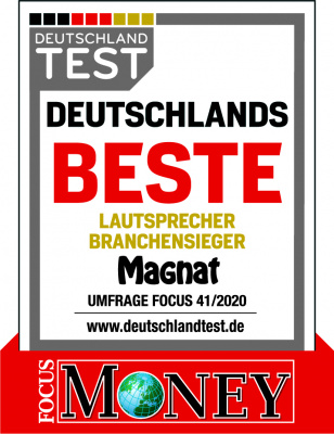 Magnat признан №1 в категории «Лучшая Немецкая компания по производству громкоговорителей».