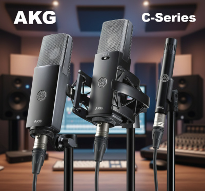 AKG представляє нову C-Series: Професійний звук та екологічні інновації у моделях C104, C114 та C151