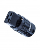 Роз'єм живлення Supra MAINS PLUG C-19 RH-IEC BLACK BULK 3012000133 1 – techzone.com.ua