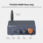 Підсилювач потужності Fosi Audio BT20A Pro Grey 2 – techzone.com.ua