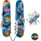 Складной нож Victorinox CLIMBER DESIGN Голубой агат 1.3703.3.R2030pk 1 – techzone.com.ua