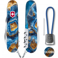 Складаний ніж Victorinox CLIMBER DESIGN Блакитний агат 1.3703.3.R2030pk 3 – techzone.com.ua