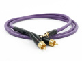 Кабель Melodika MDMJ2R10 Purple 3.5mm stereo jack - 2xRCA 1m 3 – techzone.com.ua