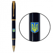 Ручка-ролер Parker IM UKRAINE Black GT RB Герб України синьо-жовт. 22022_T0076u