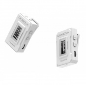 Мікрофон бездротовий CKMOVA Vocal X V1W (Білий) 2 – techzone.com.ua Мікрофон бездротовий CKMOVA Vocal X V1W (Білий) 2 – techzone.com.ua