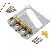 Бридж Fender BRIDGE ASSEMBLY FOR AMERICAN VINTAGE HOT ROD TELECASTER WITH COMPENSATED BRASS SADDLES NICKEL