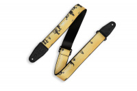 LEVY'S MP2CAL-001 2″ Poly Calaca Guitar Strap – Mariachi