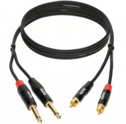 KLOTZ KT-CJ300 MINILINK PRO TWIN CABLE BLACK 3 M Кабель комутаційний 1 – techzone.com.ua