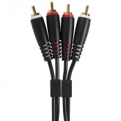 Кабель UDG Set RCA - RCA Black 3m (U97003BL) 1 – techzone.com.ua