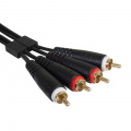 Кабель UDG Set RCA - RCA Black 3m (U97003BL) 2 – techzone.com.ua