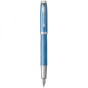Ручка перьевая Parker IM Premium Blue CT FP F 24 411