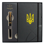 Набор Parker IM UKRAINE Black GT RB Трезубец (ручка-роллер + блокнот Parker) 2 – techzone.com.ua Набор Parker IM UKRAINE Black GT RB Трезубец (ручка-роллер + блокнот Parker) 2 – techzone.com.ua