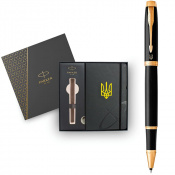 Набор Parker IM UKRAINE Black GT RB Трезубец (ручка-роллер + блокнот Parker) 7 – techzone.com.ua Набор Parker IM UKRAINE Black GT RB Трезубец (ручка-роллер + блокнот Parker) 7 – techzone.com.ua