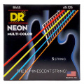 DR Strings NEON Multi-Color Bass - Medium - 5 String (45-125) 1 – techzone.com.ua