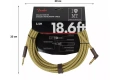 FENDER CABLE DELUXE SERIES 18.6' ANGLED TWEED Кабель инструментальный 2 – techzone.com.ua