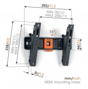 Крепление настенное VOGELS TVM 1213 Черный (1812130) 5 – techzone.com.ua Крепление настенное VOGELS TVM 1213 Черный (1812130) 5 – techzone.com.ua