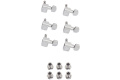 FENDER AMERICAN PRO STAGGERED STRATOCASTER/TELECASTER TUNING MACHINE SETS CHROME Кілки для гітари 1 – techzone.com.ua