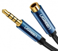 Подовжувач UGREEN AV118 3.5 mm Male to 3.5 mm Female, 1.5 m Black 40674 1 – techzone.com.ua