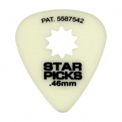 EVERLY GLOW IN THE DARK STAR PICK THIN .46mm (12-PACK)