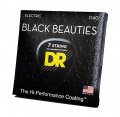 DR Strings BLACK BEAUTIES Electric - Extra Heavy 7-String (11-60) 2 – techzone.com.ua