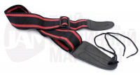 MAXTONE GS100 (BLACK-RED) GUITAR STRAP