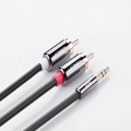 Кабель UGREEN AV116 3.5 mm to 2RCA Audio Cable, 2 m Black 10584 2 – techzone.com.ua