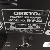 Cабвуфер активний Onkyo SKW-208 3 – techzone.com.ua Cабвуфер активний Onkyo SKW-208 3 – techzone.com.ua