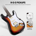 Donner Music DST-100 Sunburst Electric Guitar Kit Sunburst EC1098 4 – techzone.com.ua