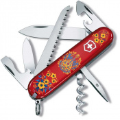 Складаний ніж Victorinox CAMPER UKRAINE Українські мотиви 1.3613.T1370u