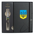 Набор Parker JOTTER Originals UKRAINE Black CT BP Трезубец сине-желтый (шариковая ручка + блокнот Parker) 2 – techzone.com.ua