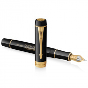 Ручка перьевая Parker DUOFOLD 135th Anniversary Precious Black GT FP18-С F 98 601 3 – techzone.com.ua Ручка перьевая Parker DUOFOLD 135th Anniversary Precious Black GT FP18-С F 98 601 3 – techzone.com.ua