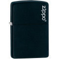 Запальничка Zippo 218 ZL BLACK MATTE w/ZIPPO LOGO 1 – techzone.com.ua