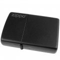 Запальничка Zippo 218 ZL BLACK MATTE w/ZIPPO LOGO 2 – techzone.com.ua