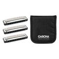 Набір губних гармонік Cascha Ocean Rock Blues Harmonica Set Black (3 pieces) HH 2346 (До, Соль, Ля) (губні гармошки) 1 – techzone.com.ua