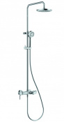 Душевая стойка со смесителем для ванны Kludi Logo Dual Shower System 6808305-00 хром
