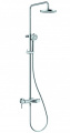 Душевая стойка со смесителем для ванны Kludi Logo Dual Shower System 6808305-00 хром 1 – techzone.com.ua