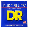 DR Strings PURE BLUES Bass - Medium - 5-string (45-130) 1 – techzone.com.ua