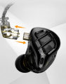 Навушники без мікрофона Knowledge Zenith KZ ZAR Black 4 – techzone.com.ua