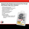Штекери SCP SIMPLY45-CAT5E Shielded Internal Ground Pass Through RJ45 (50pcs) 5 – techzone.com.ua