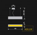 Потолочный светильник ADLUX Neodym NC-40 6 – techzone.com.ua