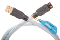 Кабель Supra USB 2.0 A/F-A/M BLUE 2M