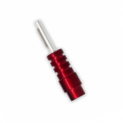 CHORD ChordOhmic Silver Banana SHORT CRIMP & Red ABS Cap