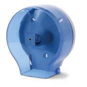 Диспенсер для туалетной бумаги Afacan Plastik Джамбо голубой прозрачный пластик JTA 108