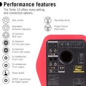 Активний сабвуфер Monkey Banana Turbo 10s red 4 – techzone.com.ua