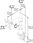 Крепление для монитора VOGELS PFD8522 Silver (7185224) 6 – techzone.com.ua Крепление для монитора VOGELS PFD8522 Silver (7185224) 6 – techzone.com.ua
