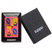 Запальничка Zippo 29086 Pop Art Lips - Neon Pink 6 – techzone.com.ua Запальничка Zippo 29086 Pop Art Lips - Neon Pink 6 – techzone.com.ua