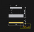 Стельовий світильник ADLUX Forest FC-50 5 – techzone.com.ua