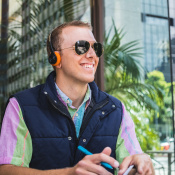 Навушники Jlab Rewind Wireless Retro Black (IEUHBREWINDRBLK4) 8 – techzone.com.ua