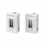 Микрофон беспроводной CKMOVA Vocal X V2W (Белый) 4 – techzone.com.ua Микрофон беспроводной CKMOVA Vocal X V2W (Белый) 4 – techzone.com.ua