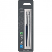 Набір Parker JOTTER Royal Blue CT BP + Stainless Steel CT GEL (кулькова + гелева) 1 – techzone.com.ua